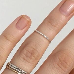 Sterling silver midi ring ✨ handcrafted!